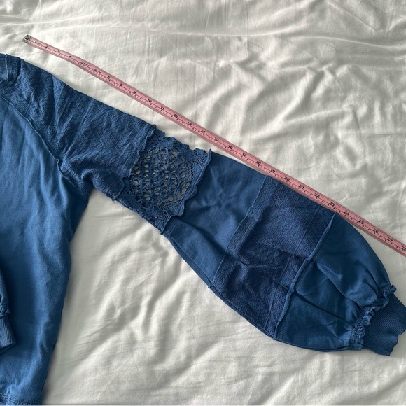 NWT Anthropologie lace balloon sleeve top - Picture 8 of 12